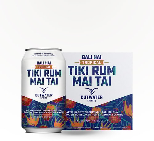 Cutwater Cocktails Tiki Rum Mai Tai 4 Pack (16oz)