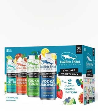 Dogfish Head Brewery Bar Cart Variety Pack 8 Cans (12oz)