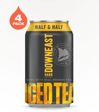 Downeast Cider House Half and Half Hard Iced Tea 4 Cans 12 oz