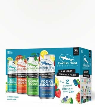 Dogfish Head Brewery Bar Cart Cocktail Variety Pack 8 Cans (12oz)