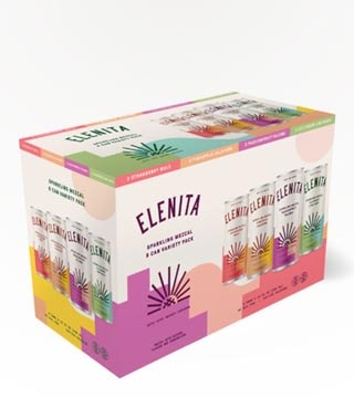 Elenita Mezcal Variety Pack 8 Cans 12 oz