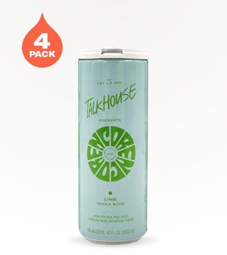 Encore Talkhouse Lime Vodka Soda 4 Cans (12oz)