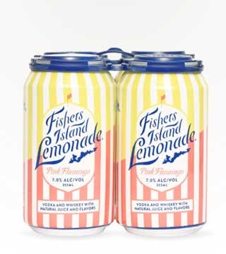 Fishers Island Lemonade Pink Flamingo 4 Cans (12oz)