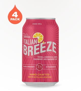 Fabrizia Italian Breeze 4 Cans 12 oz