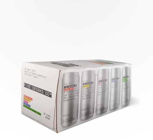 Five Drinks Variety Pack 10 Cans 200 ml