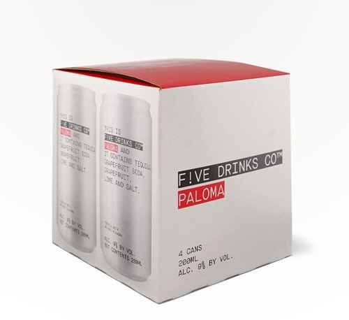 Five Drinks Paloma 4 Bottles (200ml)