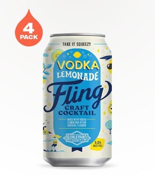 Fling Vodka Lemonade 4 Cans 12 oz