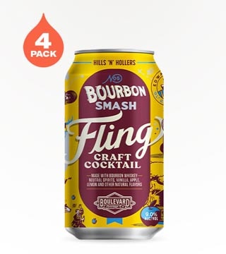Flind Craft Cocktail Bourbon Smash 4 Cans 12 oz