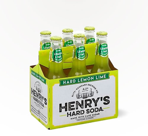 Henry's Hard Soda Lemon Lime 6 Bottles (12oz)
