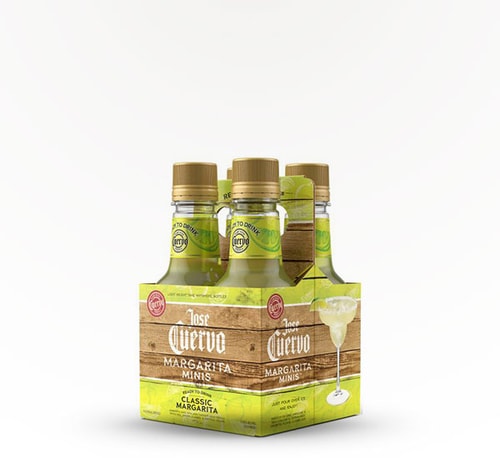 Jose Cuervo Margaritas Pink Lemonade Minis 4 Bottles 12oz