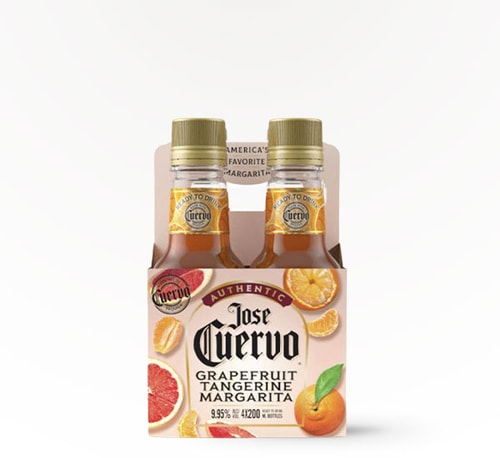 Jose Cuervo Margaritas Grapefruit Tangerine 4 Bottles (200ml)