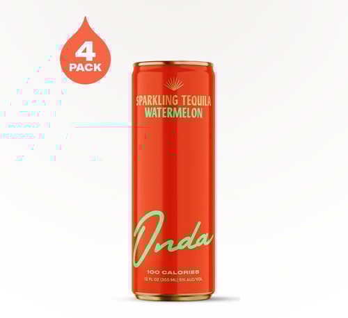 Onda Sparkling Watermelon Tequila 4 Cans (12oz)