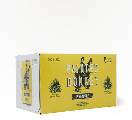 Painted Donkey Pineapple Margarita 6 Cans (12oz)