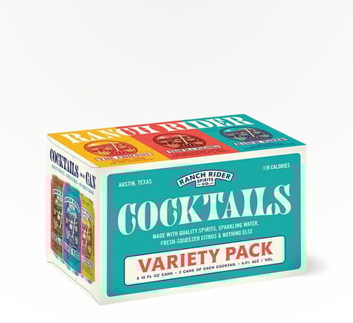 Ranch Rider Spirits Cocktail Variety Pack 6 Cans (12oz)