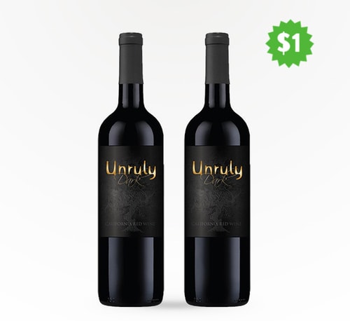 Unruly Dark Red Blend 2 Bottles 750ml