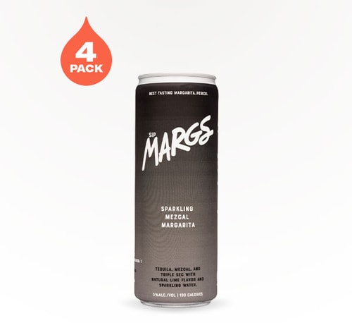 Sip Margs Sparkling Mezcal Margarita 4 Cans (12oz)