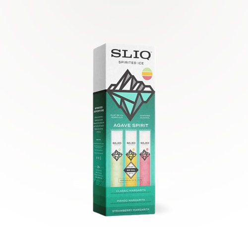 Sliq Agave Margarita Ice Pops 9 Pack 12oz