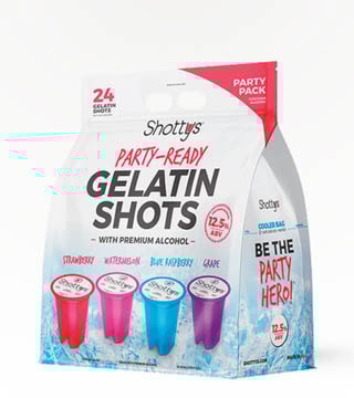 Shottys Party-Ready Gelatin Shots 24 pack 1.6 oz
