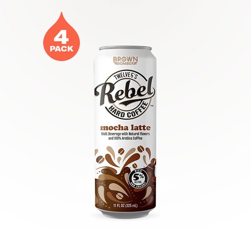 Twelve5's Rebel Mocha Latte 4 Cans 12oz