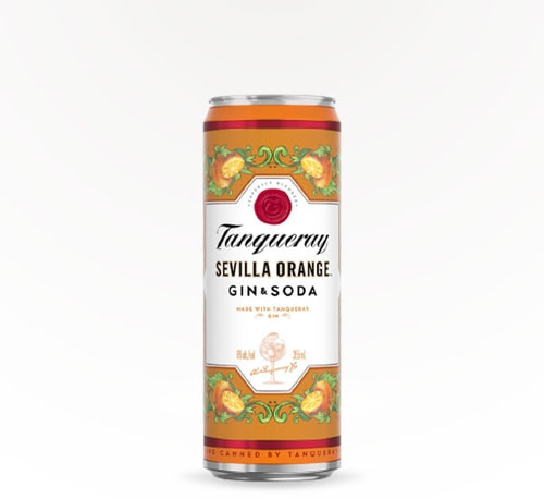 Tanqueray Sevilla Orange Gin and Soda 12oz (Can)