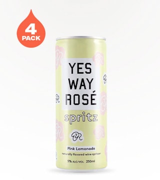 Yes Way Rosé Pink Lemonade Spritz 4 Cans 250 ml