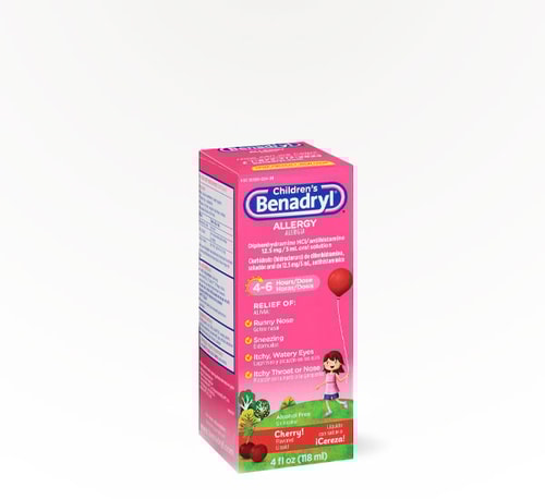 Benadryl Children's Allergy Cherry 4 oz
