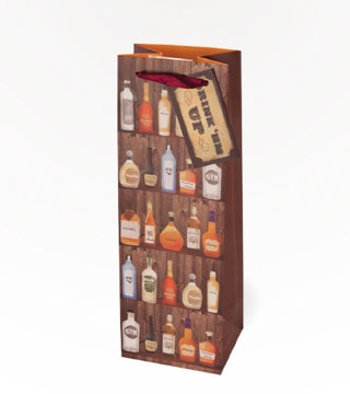 Cakewalk Saloon Sack Illustrated Wine Bag Single