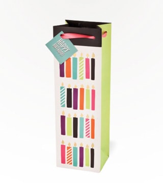 Cakewalk Birthday Candle Wine Bag Single