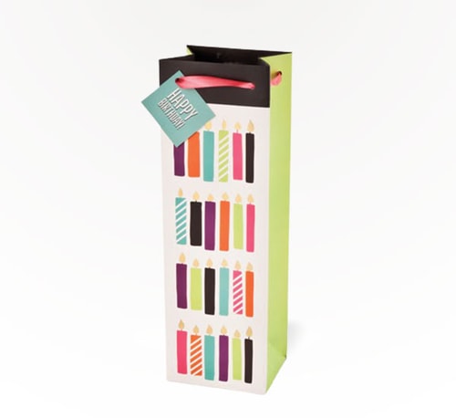 Cakewalk Birthday Candle Wine Bag Single