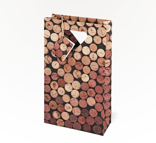 Cakewalk 2 Bottle Corks Wine Bag Single