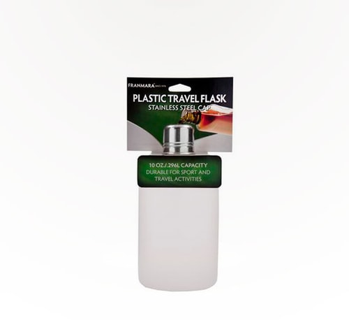 Chrome Top 10 Oz Travel Flask Shakers/Flasks Barware 10 oz