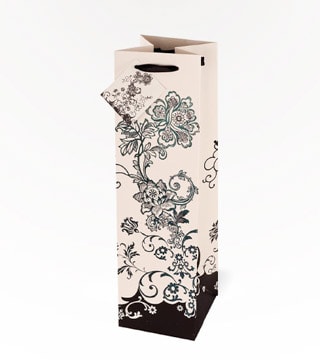 Cakewalk Floral Chic Wine Bag Single
