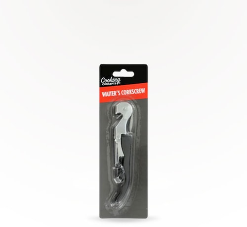 Cooking Concepts Black and Silver Waiter's Corkscrew Single