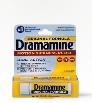 Dramamine 50 mg Tablets 12 Pack