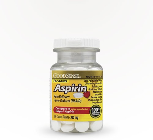 GoodSense 325 mg Aspirin 100 tablets