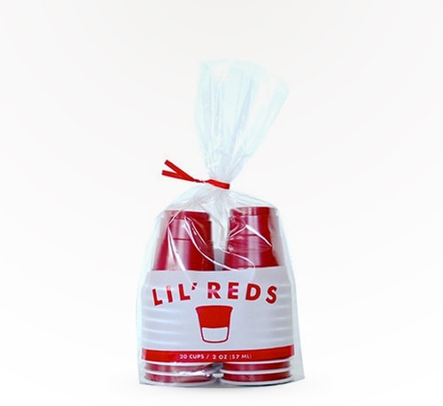 Lil' Reds Plastic Shot Cups/Glasses 20 Pack
