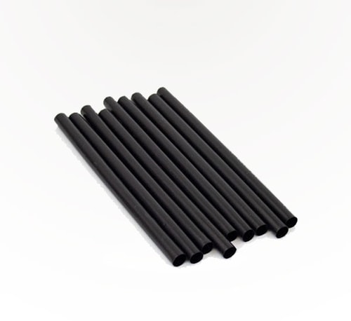 Straws Black 6" 250 Count Pack