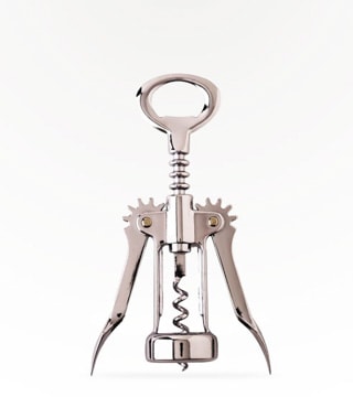 Wrap-Art Silver Winged Corkscrew Single