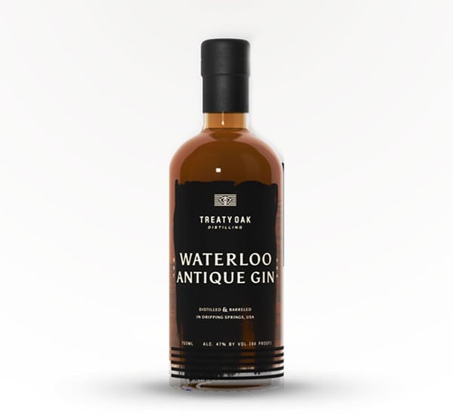 Treaty Oak Waterloo Antique Barrel Reserve Gin 750ml (Bottle)