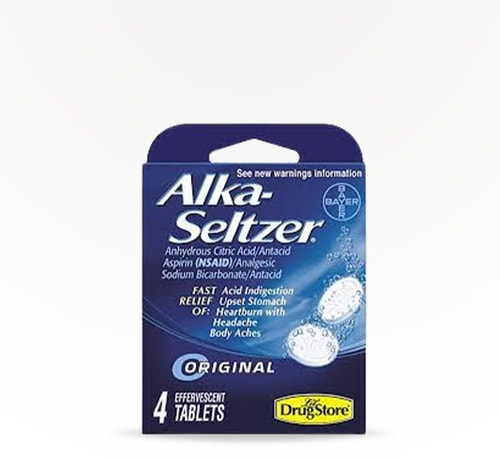 Alka-Seltzer Original Effervescent Tablets 4 Pack