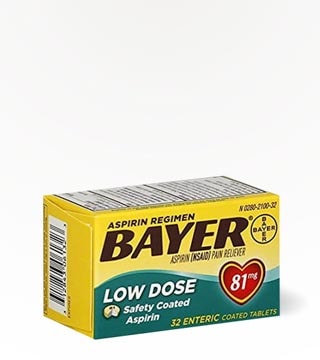 Bayer 81 mg Aspirin 32 Pack