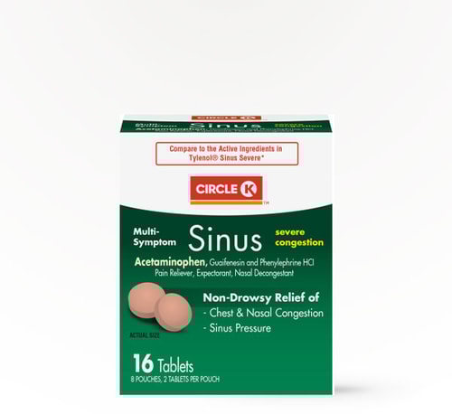 Circle K Sinus Congestion Relief 16 Pack