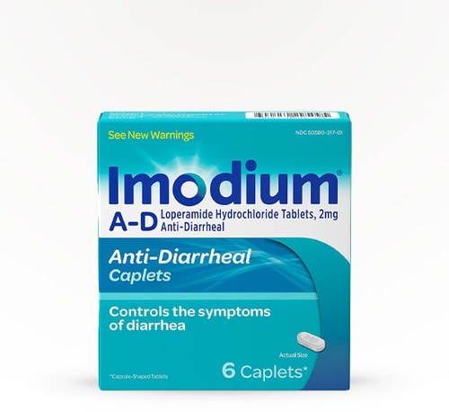 Imodium Anti-Diarrheal Caplets 6 Pack 12oz