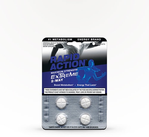 Rapid Action Extreme 2-Way Max Strength Energy Pills 4 Pack