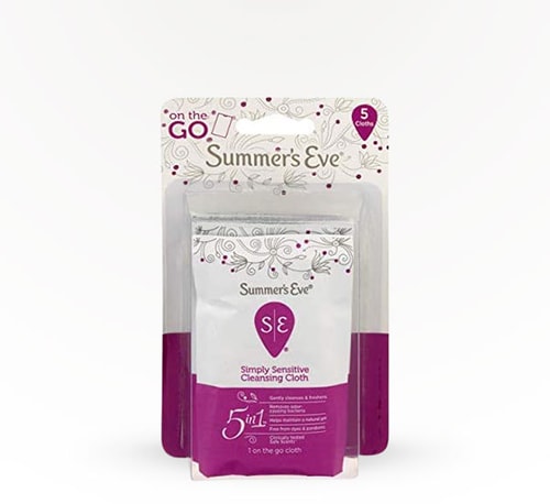 Summer's Eve On the Go! Simply Sensitive Cleansing Cloths 5 Pack