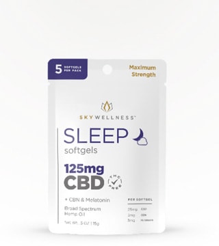 Sky Wellness CBD Softgels Sleep Softgels 125 mg 0.5 oz
