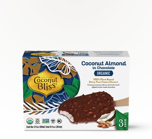 Coconut Bliss Coconut Almond in Chocolate Bar 9 oz