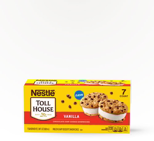 Nestlé Toll House Vanilla Chocolate Chip Cookie Sandwiches 28oz (Bottle)