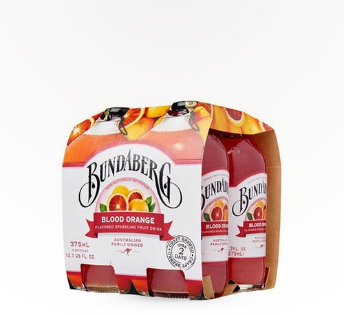 Bundaberg Blood Orange Fruit Soda 4 Bottles (12oz)