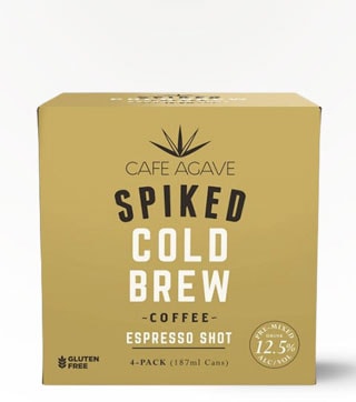 Cafe Agave Spiked Cold Brew Espresso Shot 4 Bottles (187ml)